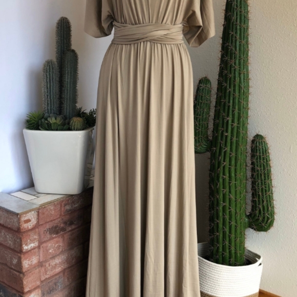 Bridesmaids Dress for Neutral Wedding, multi style full length, one size - Picture 2 of 6